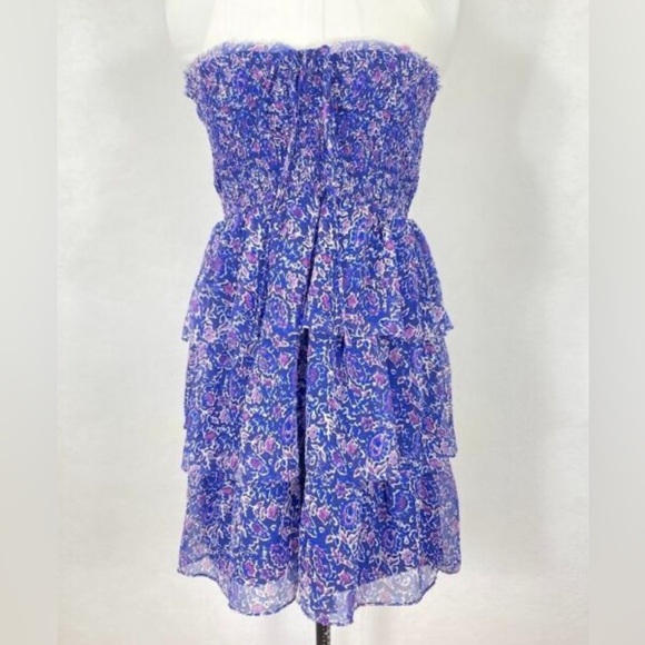 American Eagle Outfitters | Dresses | American Eagle Floral Purple Tiered  Halter Mini Dress | Poshmark